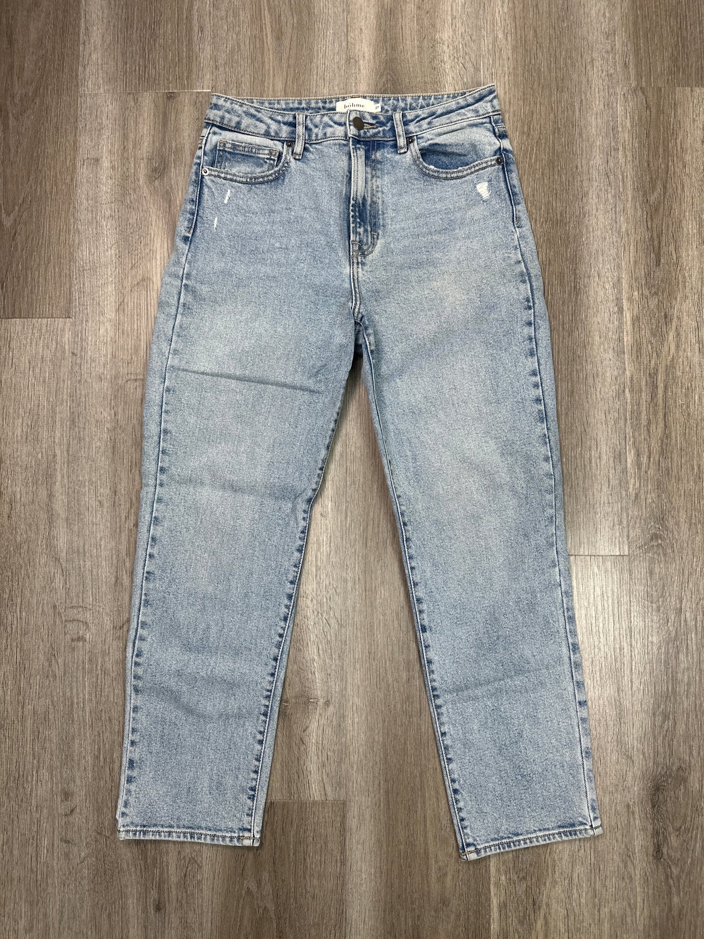 Jeans Straight By Bohme In Blue Denim, Size: 4