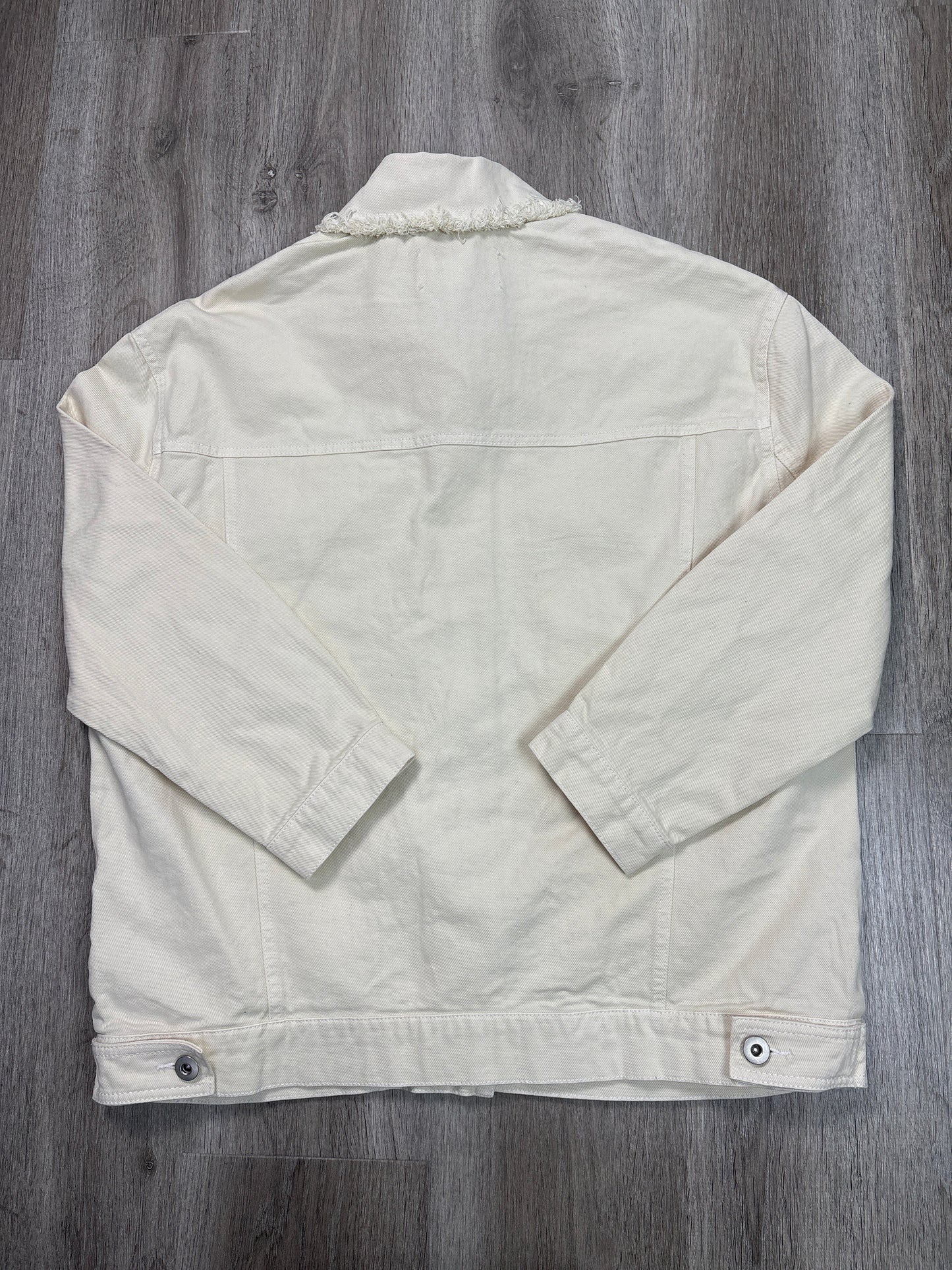 Jacket Denim By Bb Dakota In White Denim, Size: S