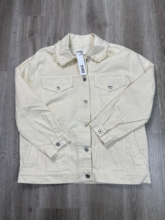 Jacket Denim By Bb Dakota In White Denim, Size: S