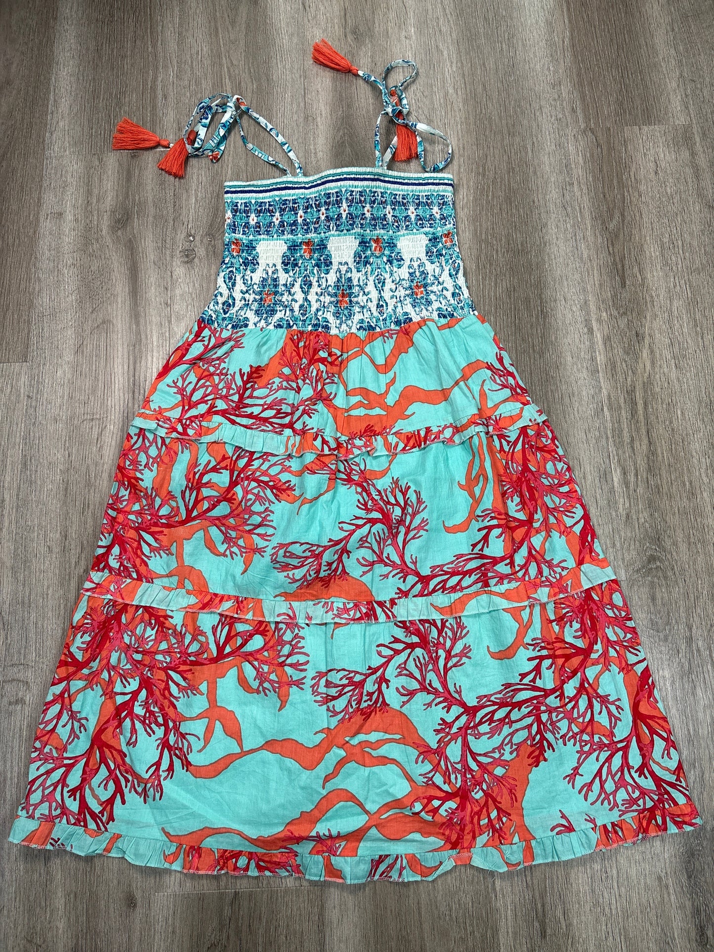 Dress Casual Midi By Modaposa In Tropical Print, Size: S