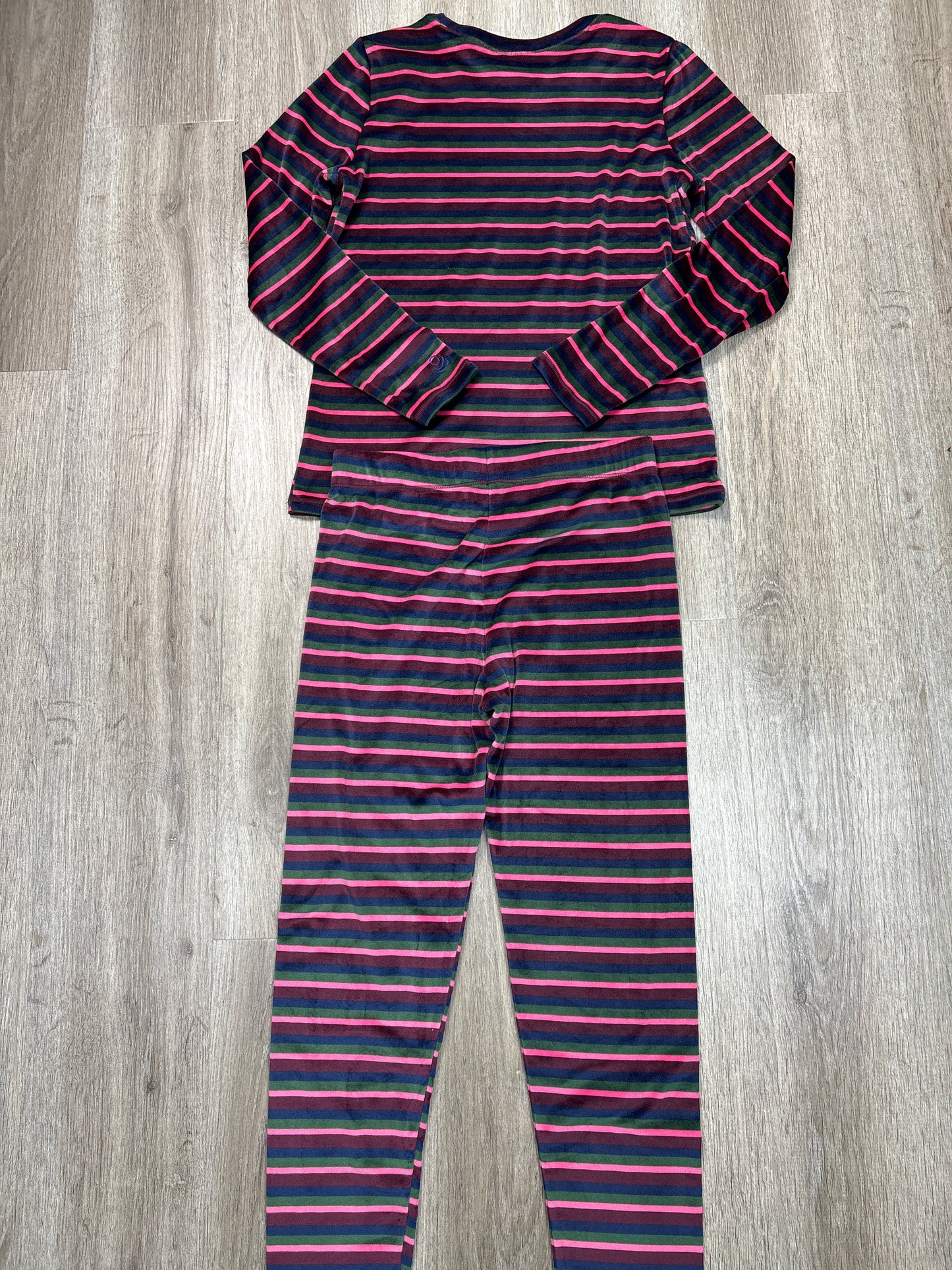 Pajamas 2pc By Cuddl Duds In Striped Pattern, Size: S