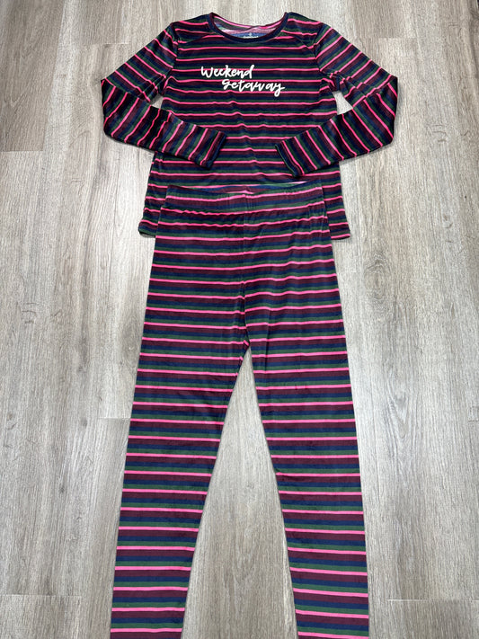 Pajamas 2pc By Cuddl Duds In Striped Pattern, Size: S