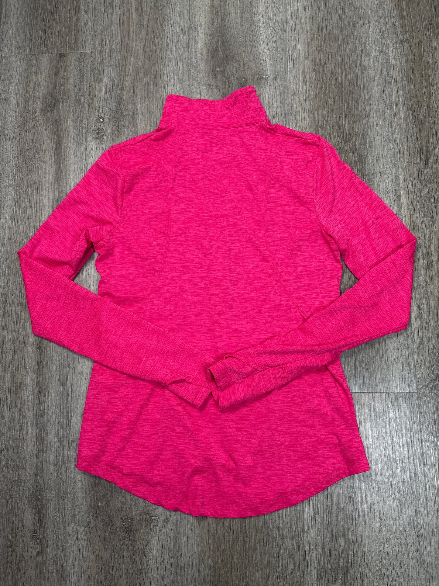 Athletic Top Long Sleeve Collar By Avia In Pink, Size: Xs