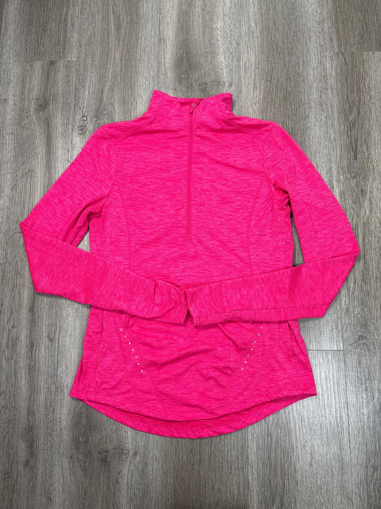 Athletic Top Long Sleeve Collar By Avia In Pink, Size: Xs