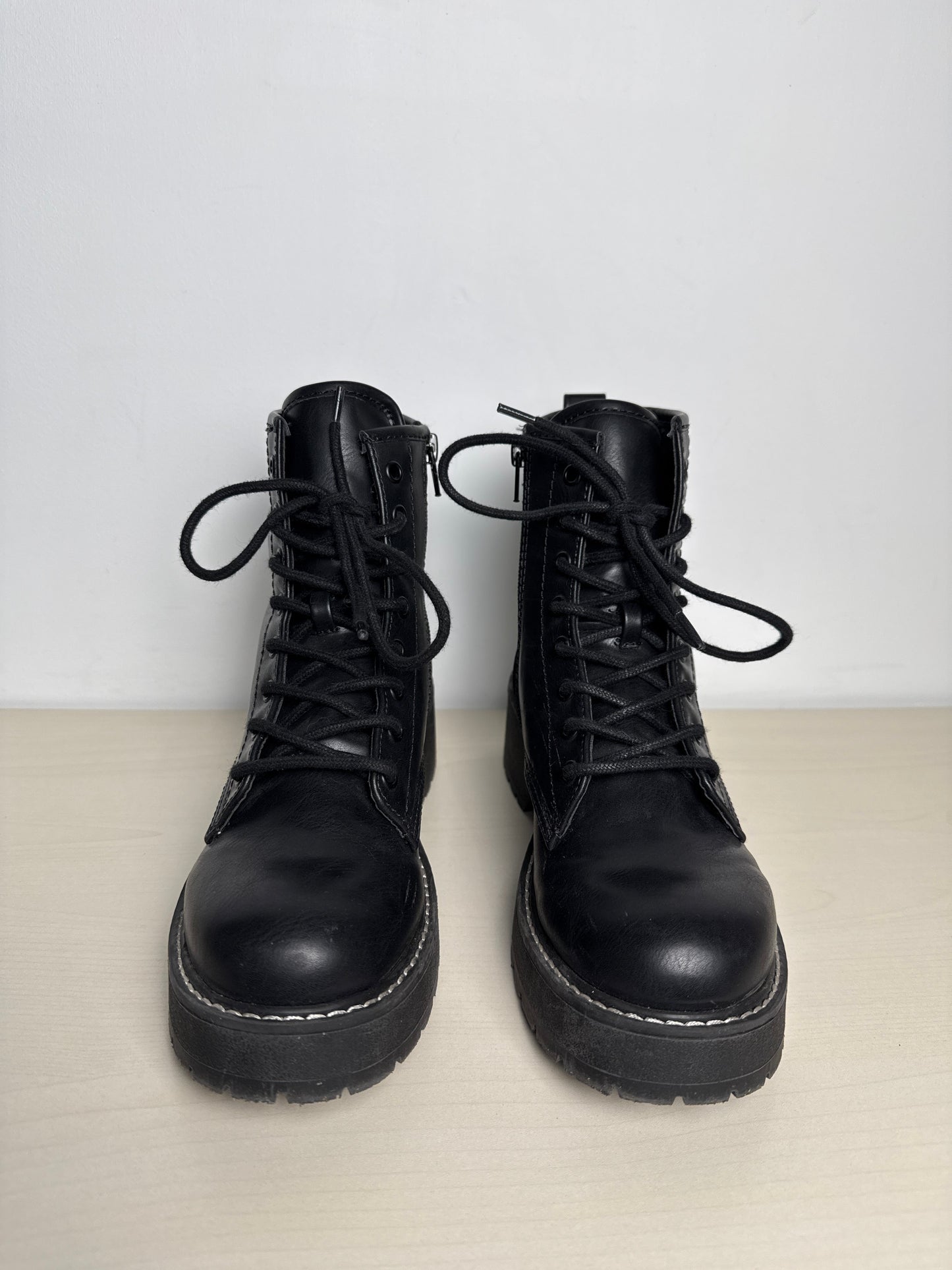 Boots Combat By Madden Girl In Black, Size: 8