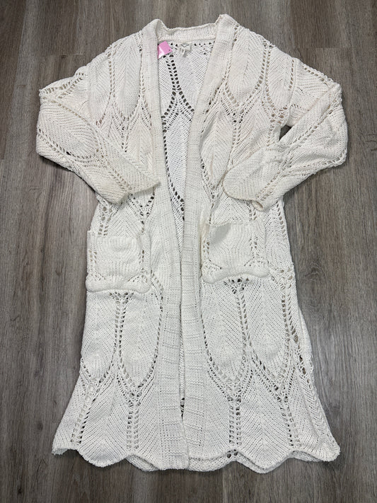 Cardigan By Freshman In White, Size: S