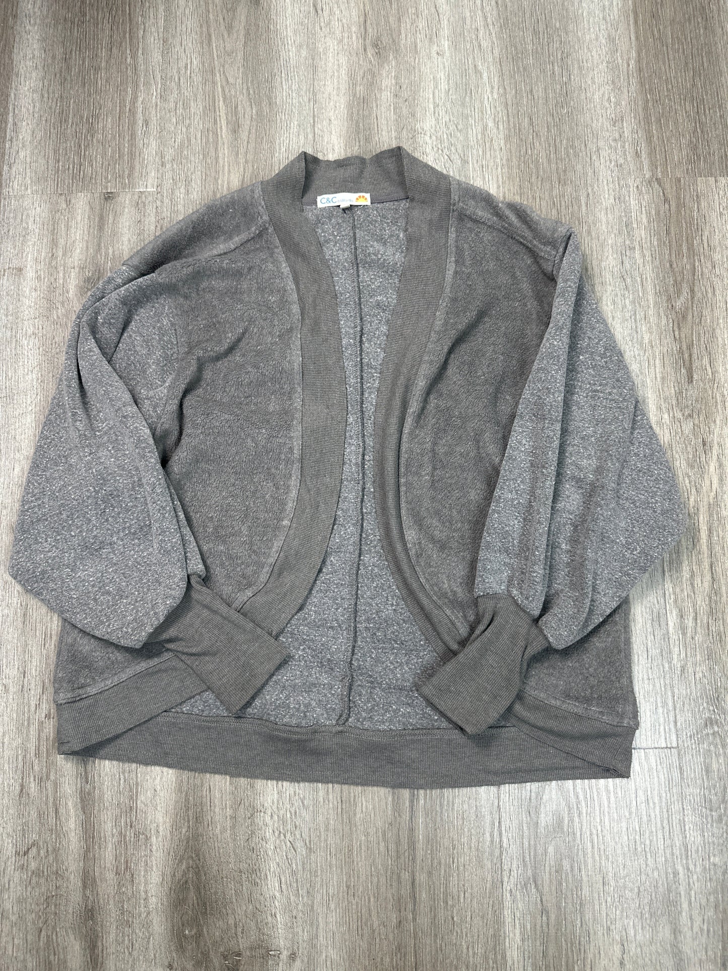 Cardigan By C And C In Grey, Size: S