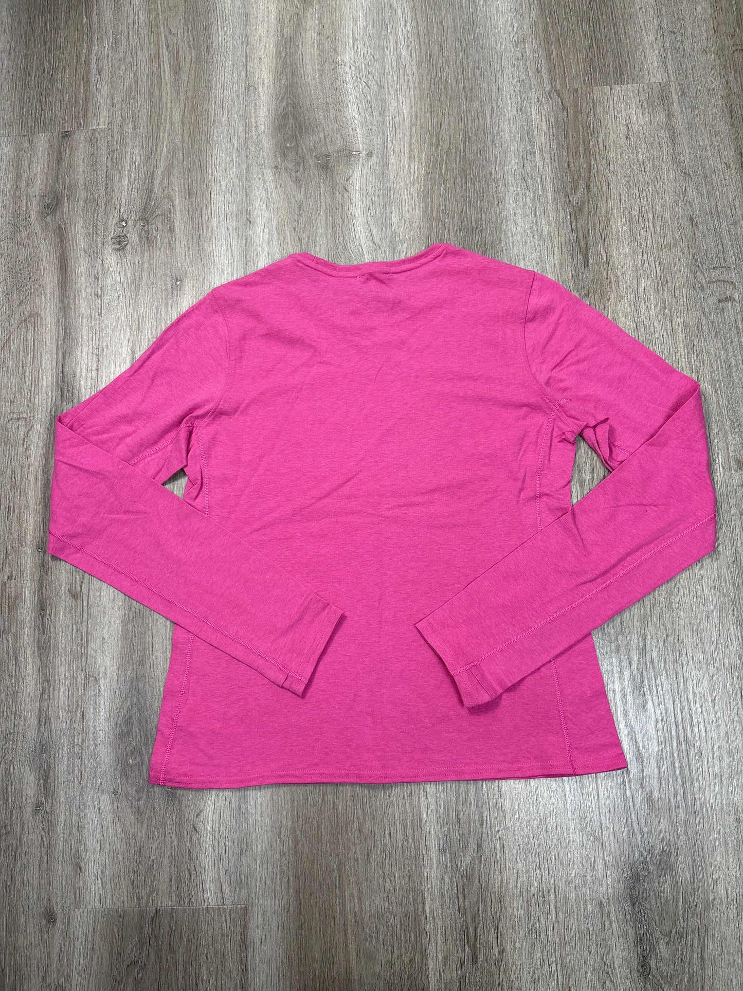 Athletic Top Long Sleeve Crewneck By Brooks In Pink, Size: M