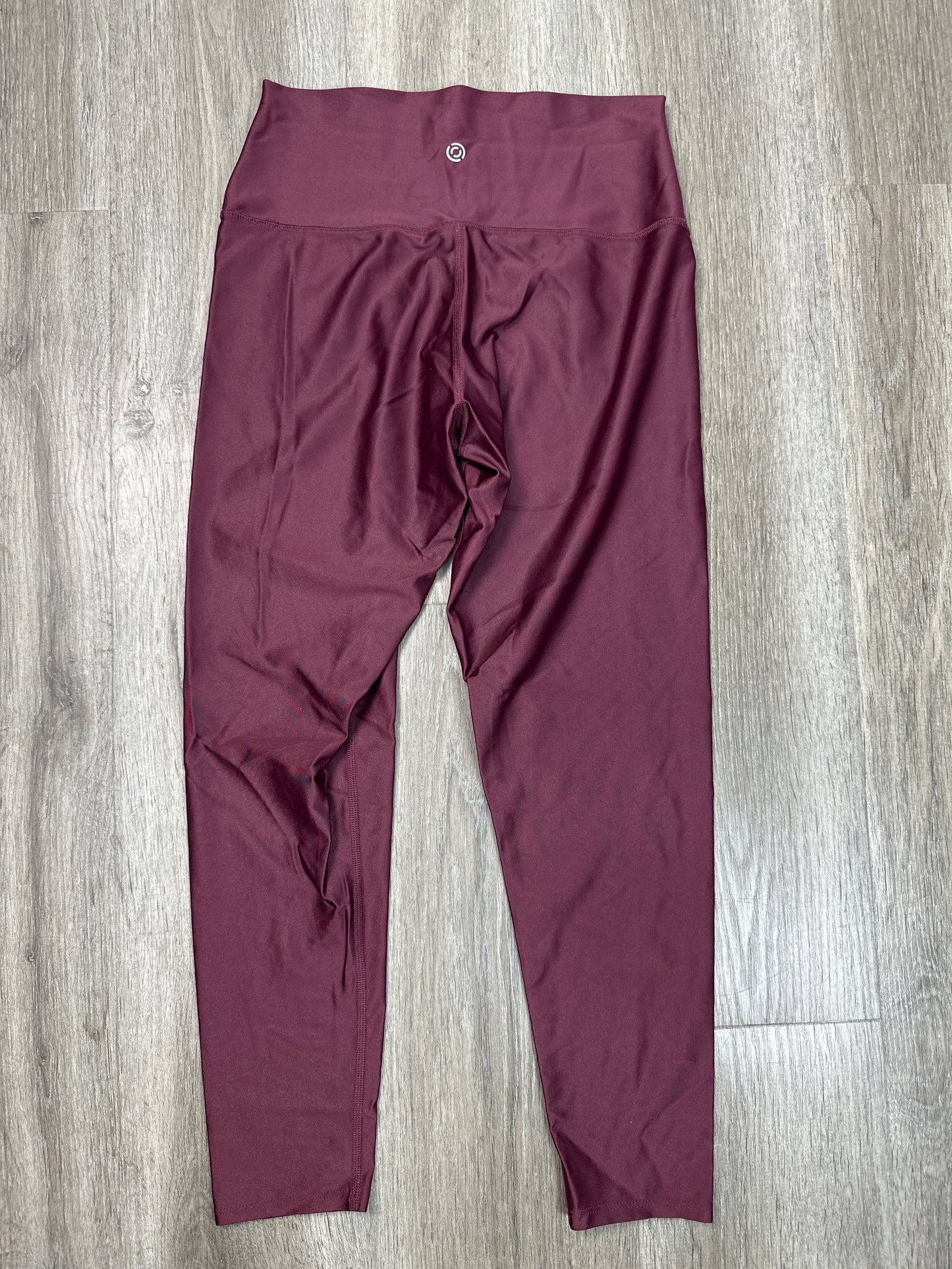 Athletic Leggings By COREIO In Maroon, Size: S