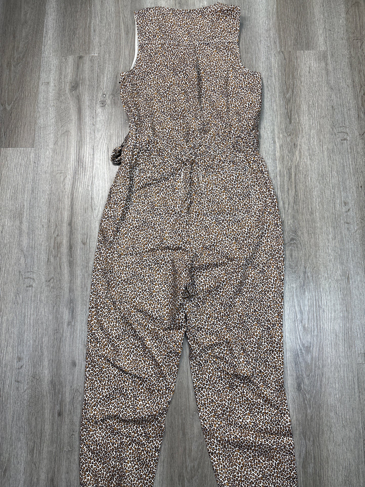 Jumpsuit By Banana Republic In Leopard Print, Size: M