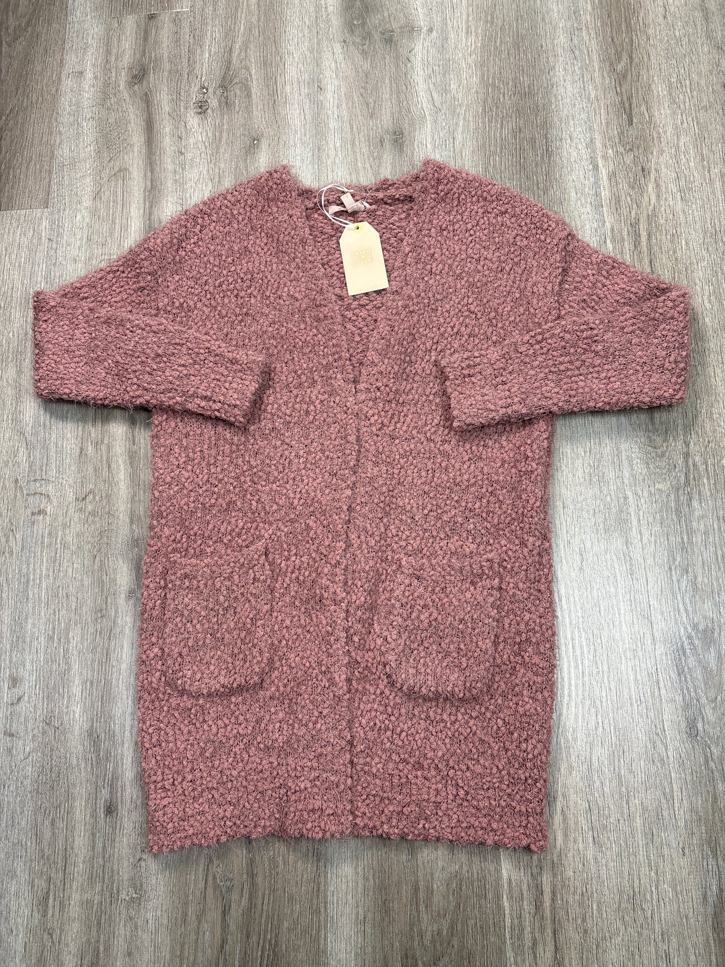 Cardigan By Love Tree In Pink, Size: M