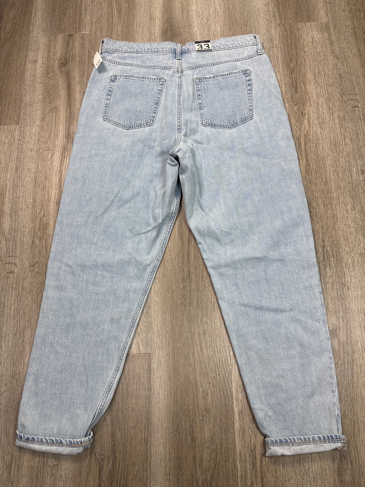 Jeans Boyfriend By Gap In Blue Denim, Size: 16l