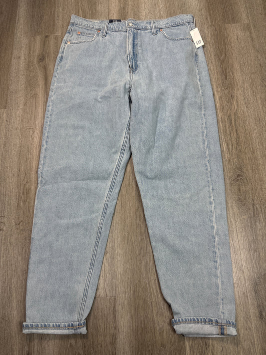 Jeans Boyfriend By Gap In Blue Denim, Size: 16l