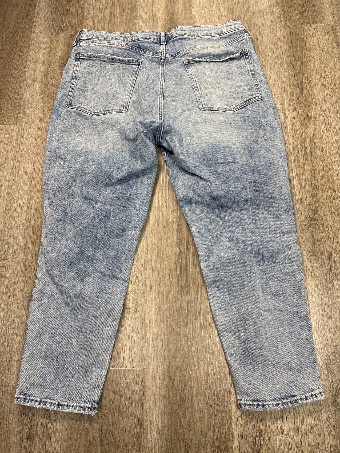 Jeans Straight By Old Navy In Blue Denim, Size: 18