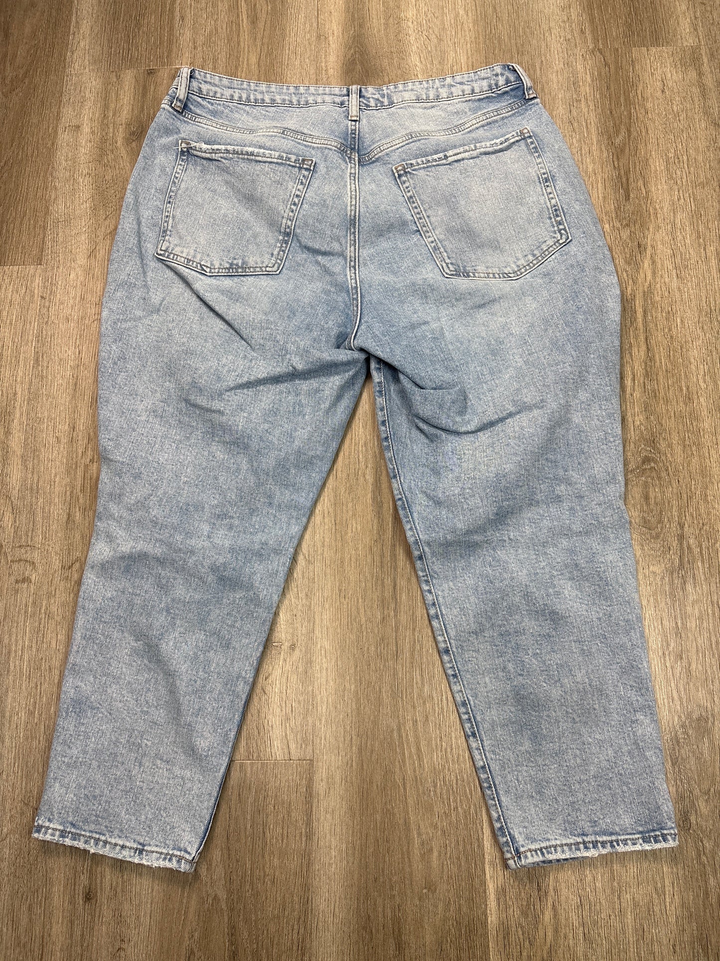 Jeans Straight By Old Navy In Blue Denim, Size: 18