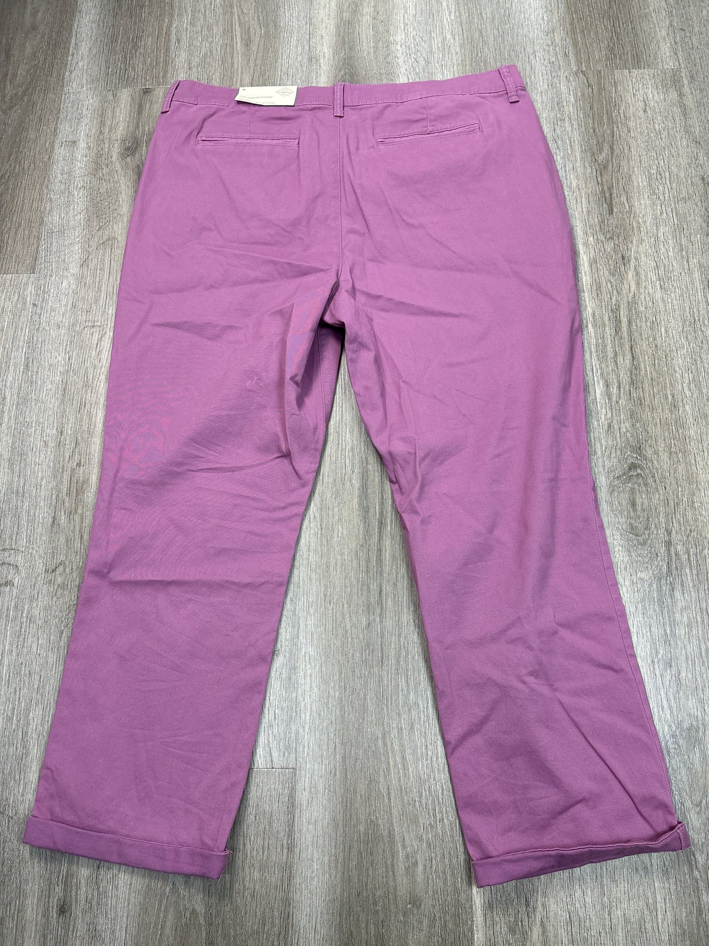 Pants Chinos & Khakis By St Johns Bay In Pink Denim, Size: 2x