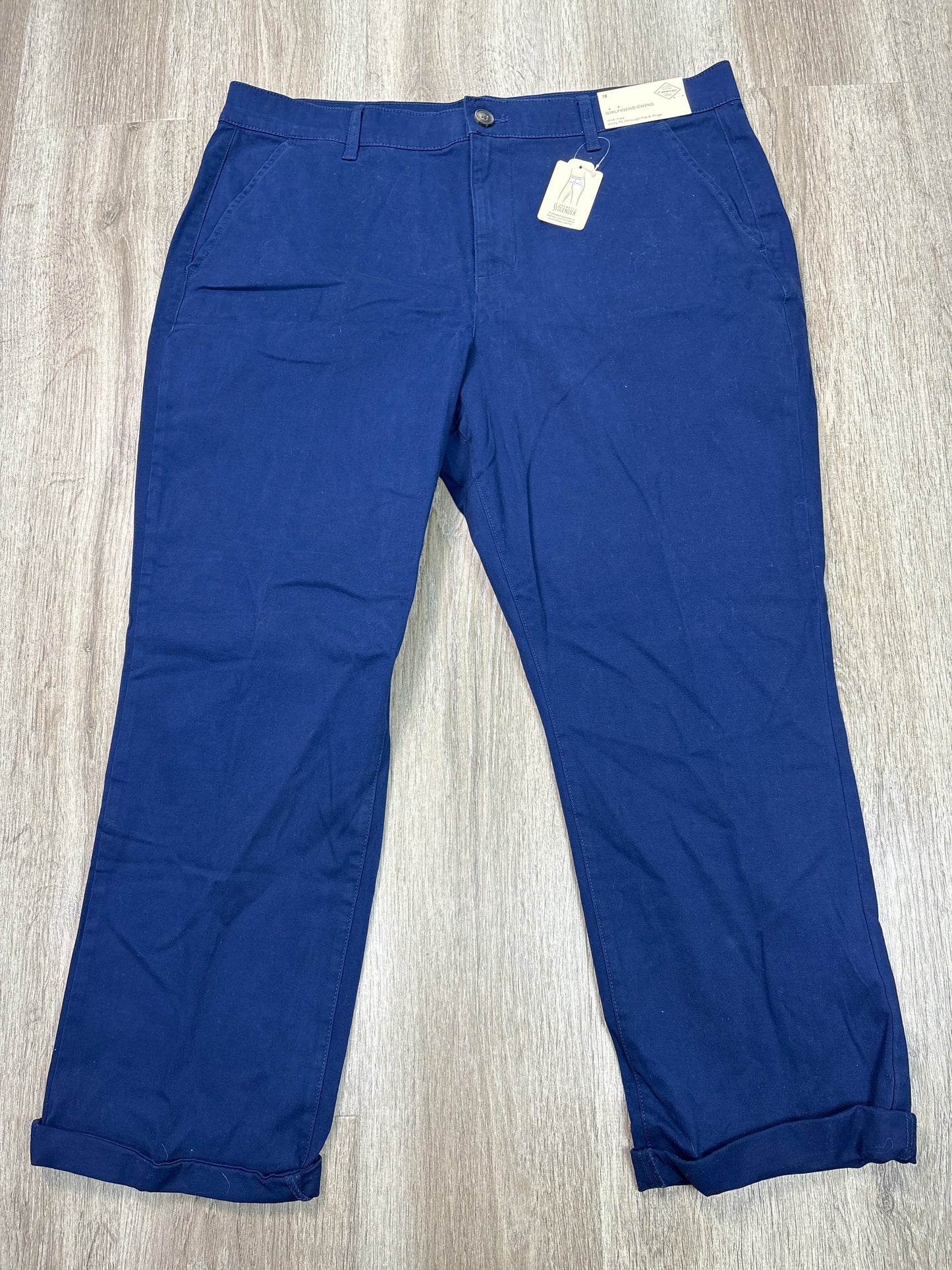 Pants Chinos & Khakis By St Johns Bay In Blue Denim, Size: 2x