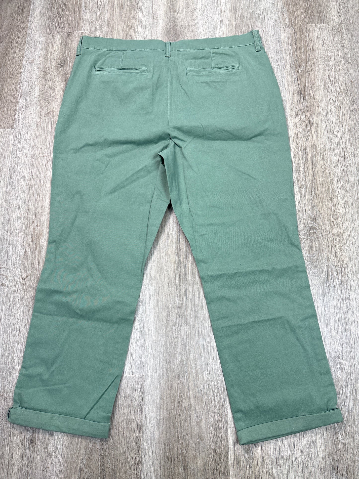 Pants Chinos & Khakis By St Johns Bay In Green, Size: 2x