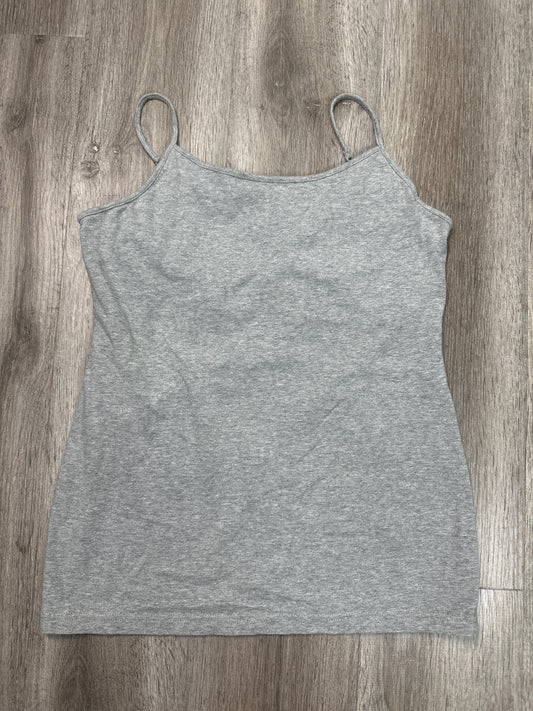 Tank Top By Gap In Grey, Size: L