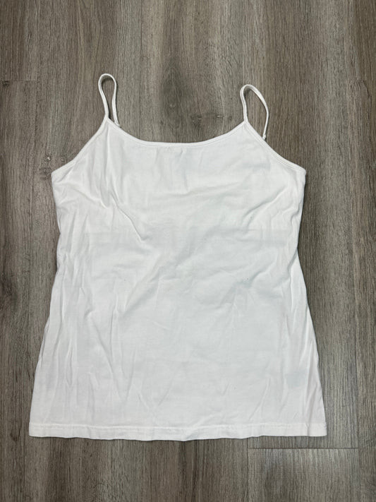 Tank Top By Gap In White, Size: L