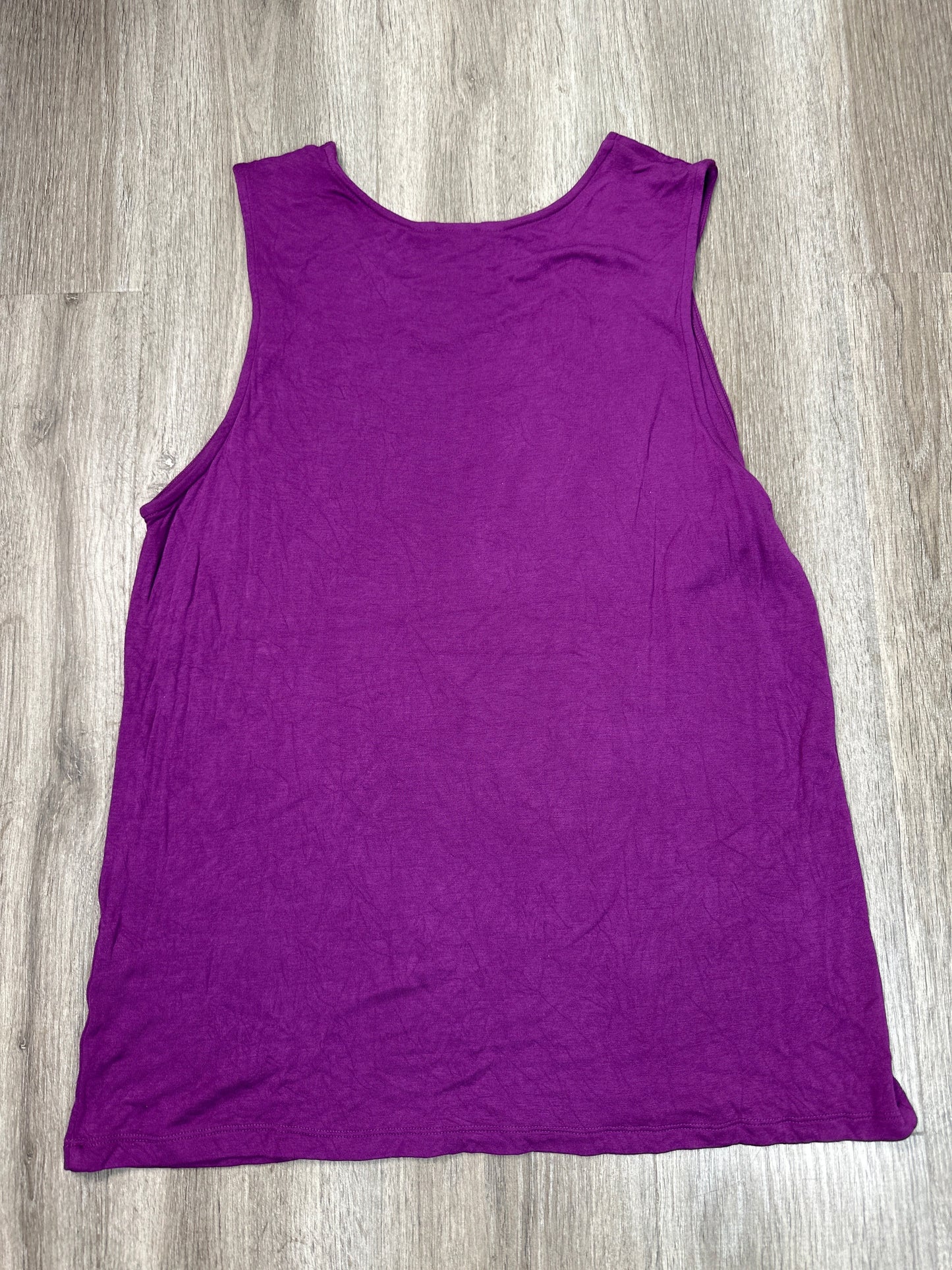 Tank Top By Cj Banks In Purple, Size: 1x