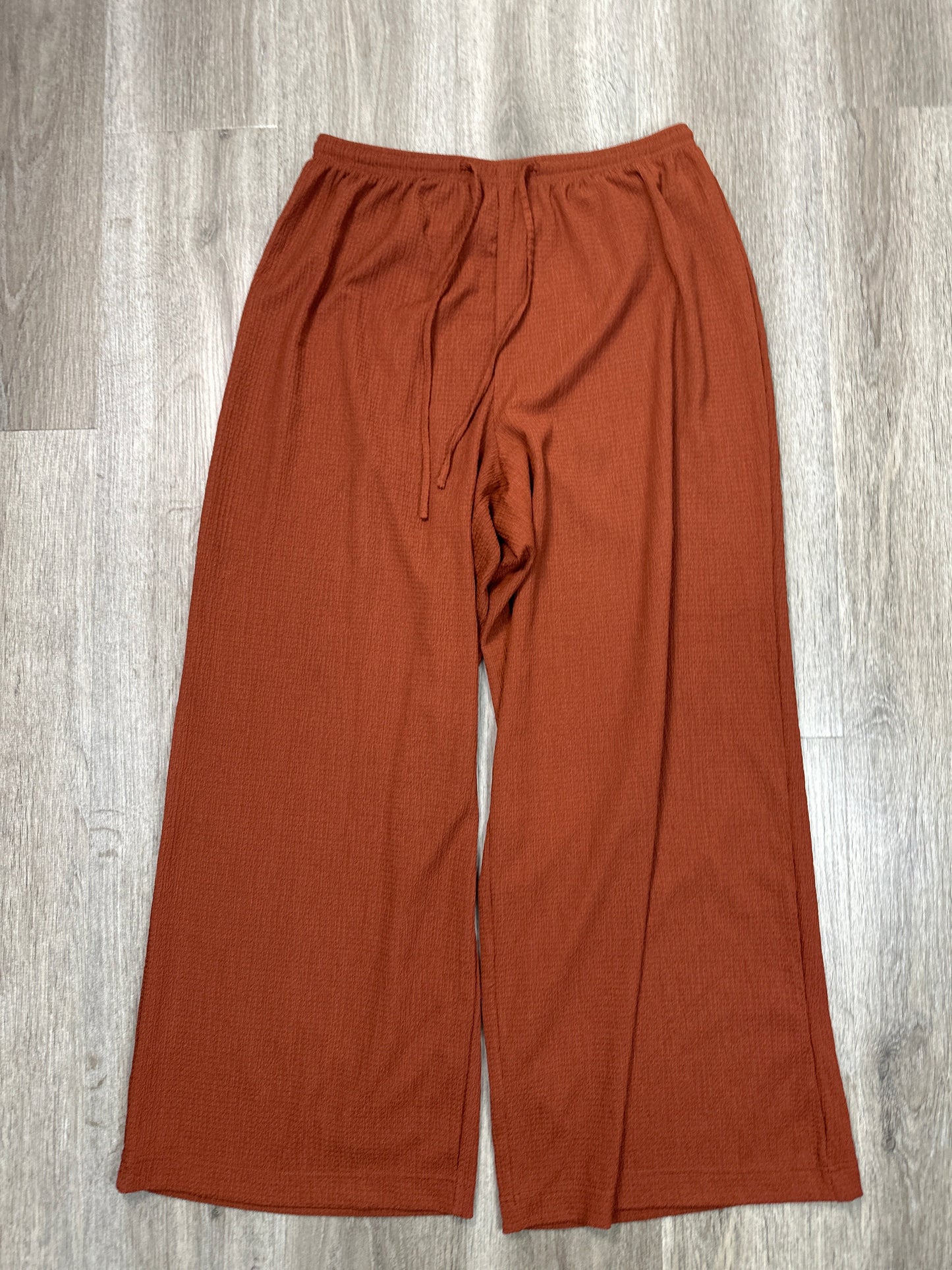 Pants Wide Leg By H&m In Orange, Size: M