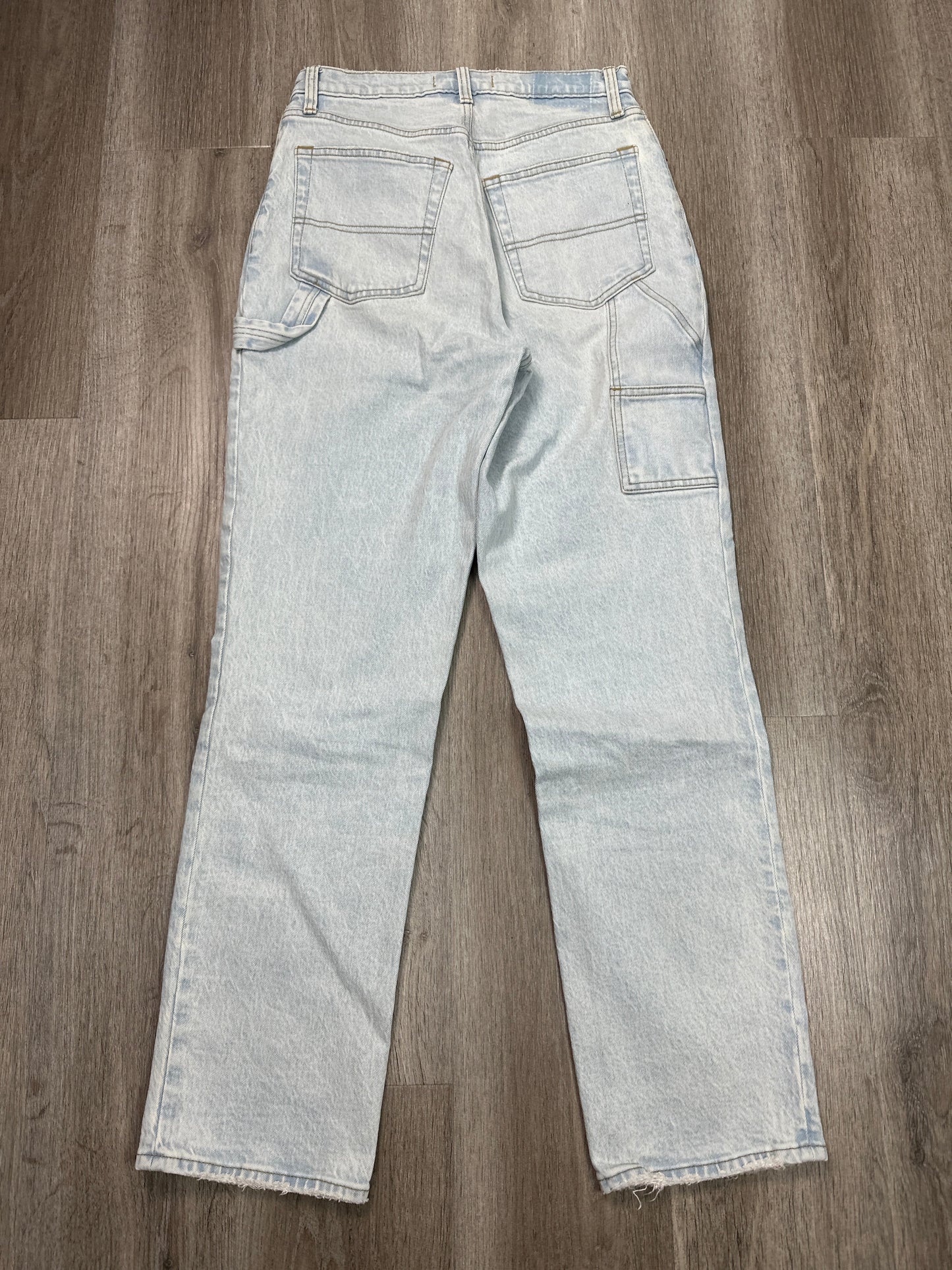 Jeans Straight By Abercrombie And Fitch In Blue Denim, Size: 6