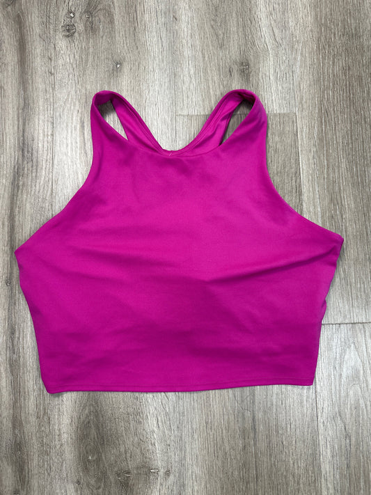 Athletic Bra By Athleta In Pink, Size: Xl