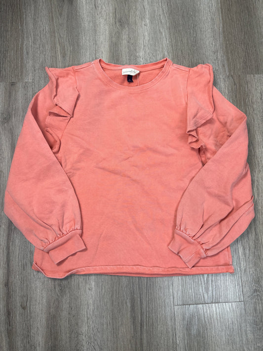 Top Long Sleeve By Universal Thread In Orange, Size: S