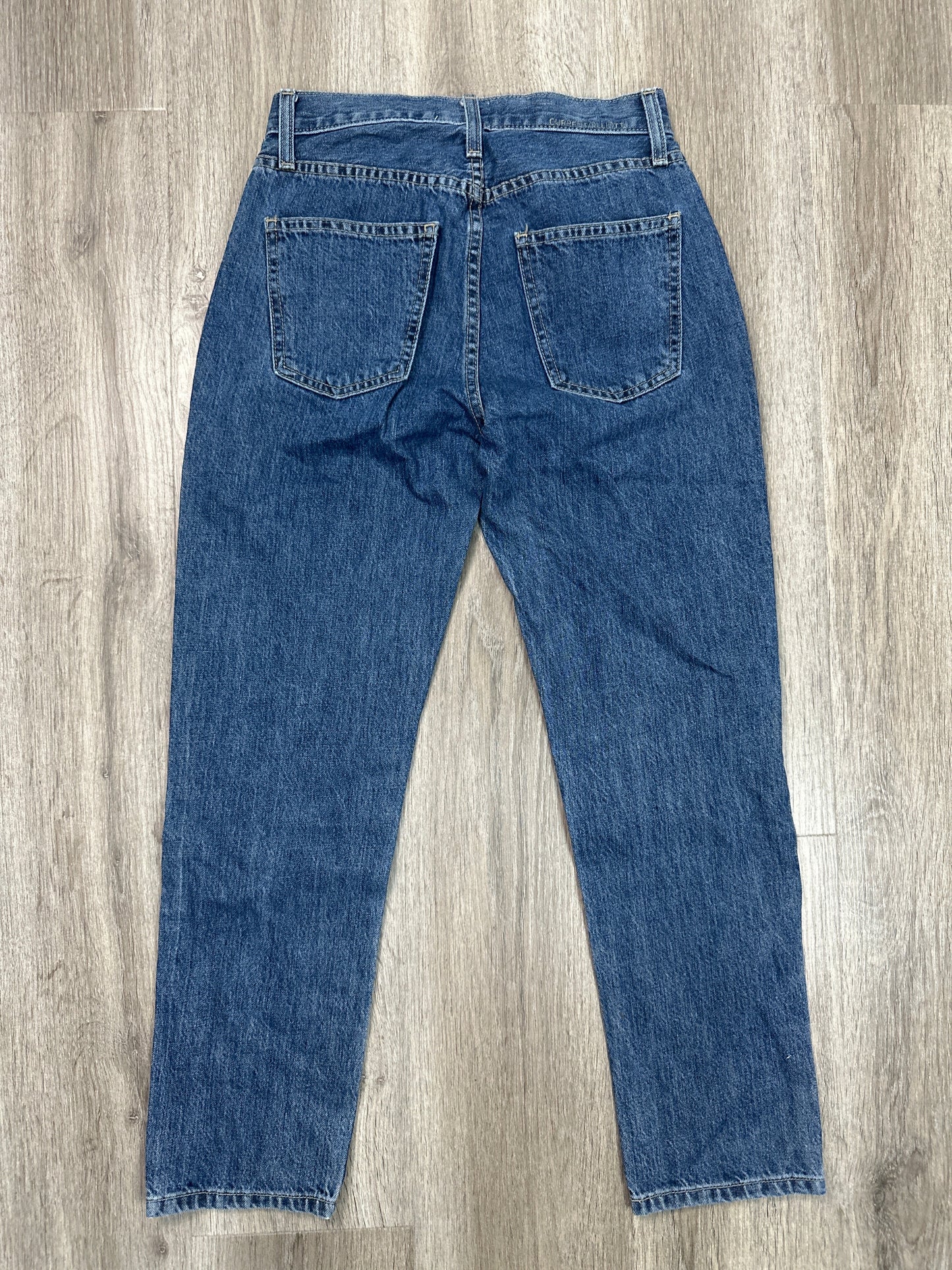 Jeans Straight By Current/elliott In Blue Denim, Size: 0