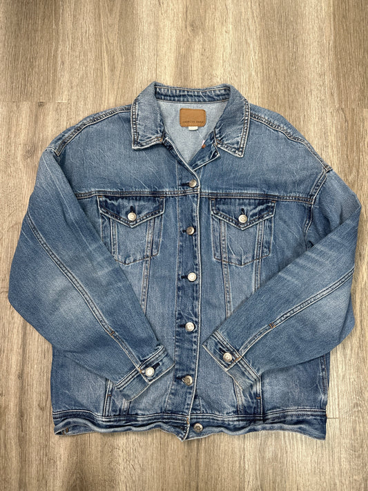 Jacket Denim By American Eagle In Blue Denim, Size: M