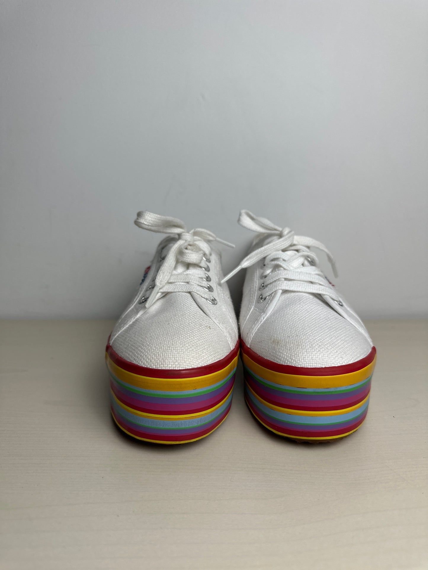 Shoes Sneakers By Superga In White, Size: 8.5