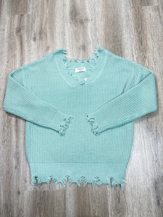 Sweater By Zenana Outfitters In Green, Size: Xs