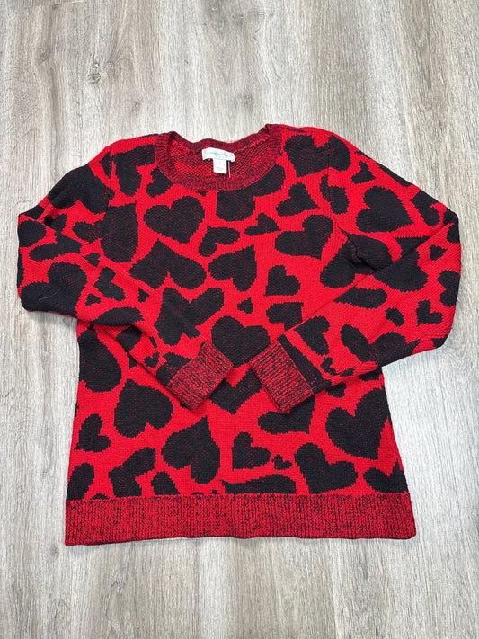 Sweater By Christopher And Banks In Red, Size: S