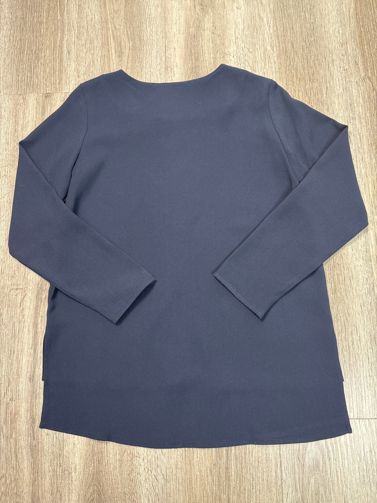 Top 3/4 Sleeve By Ann Taylor In Navy, Size: Xsp