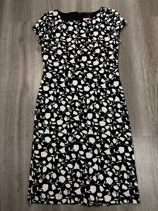 Dress Casual Short By Ann Taylor In Black & White, Size: Xsp