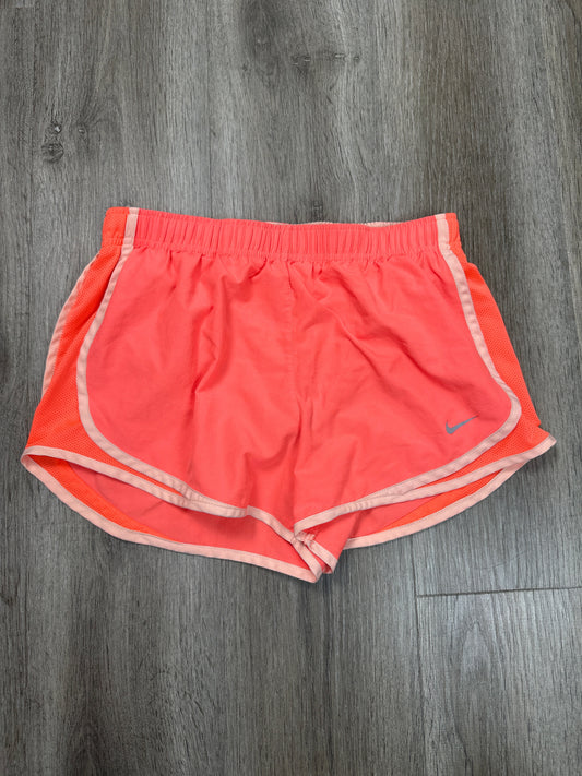 Athletic Shorts By Nike Apparel In Orange, Size: M