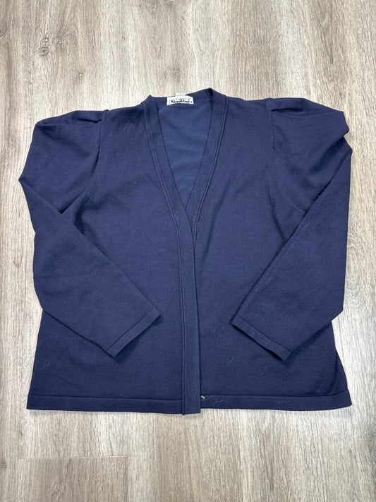 Cardigan By Calvin Klein In Navy, Size: L