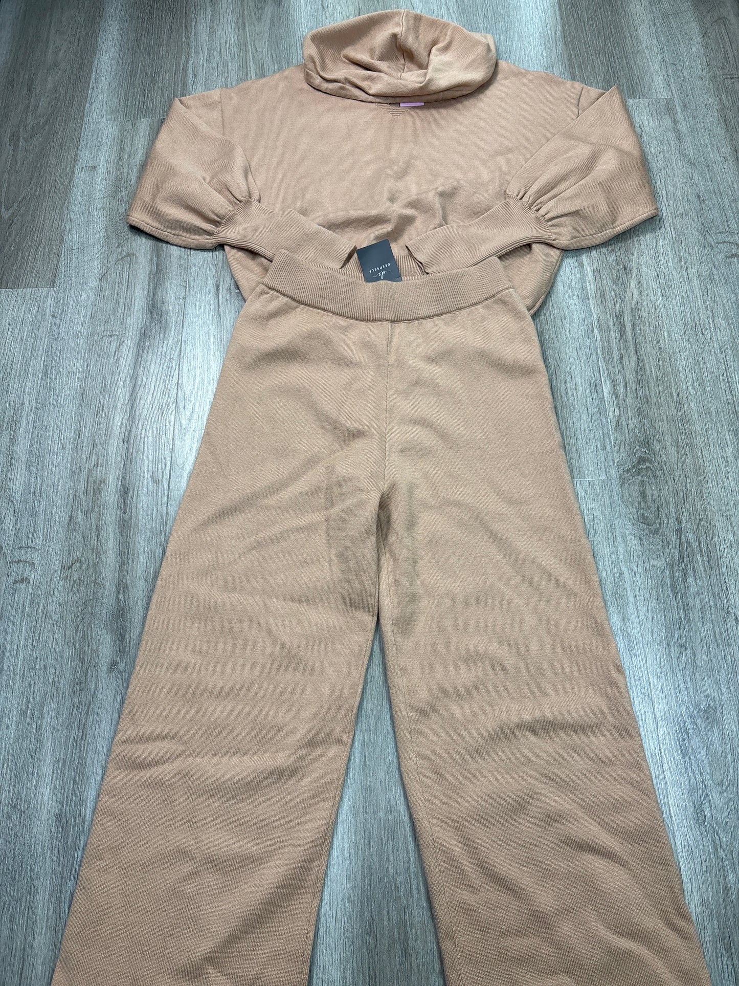 Pants Set 2pc By Deepself In Brown, Size: S