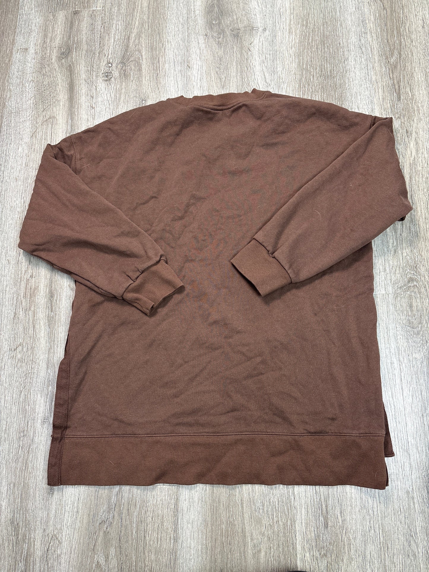 Sweatshirt Crewneck By Old Navy In Brown, Size: S