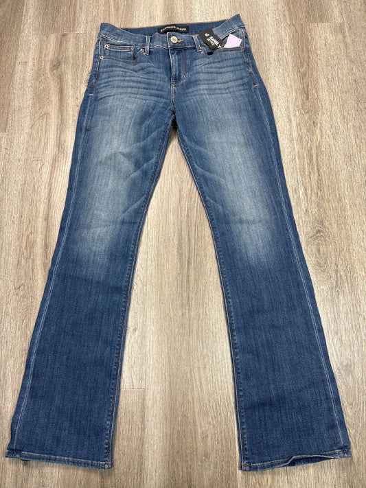 Jeans Boot Cut By Express In Blue Denim, Size: 6