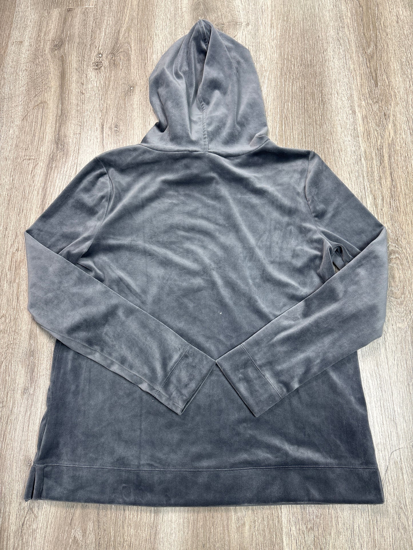 Sweatshirt Hoodie By Loft In Grey, Size: Xs