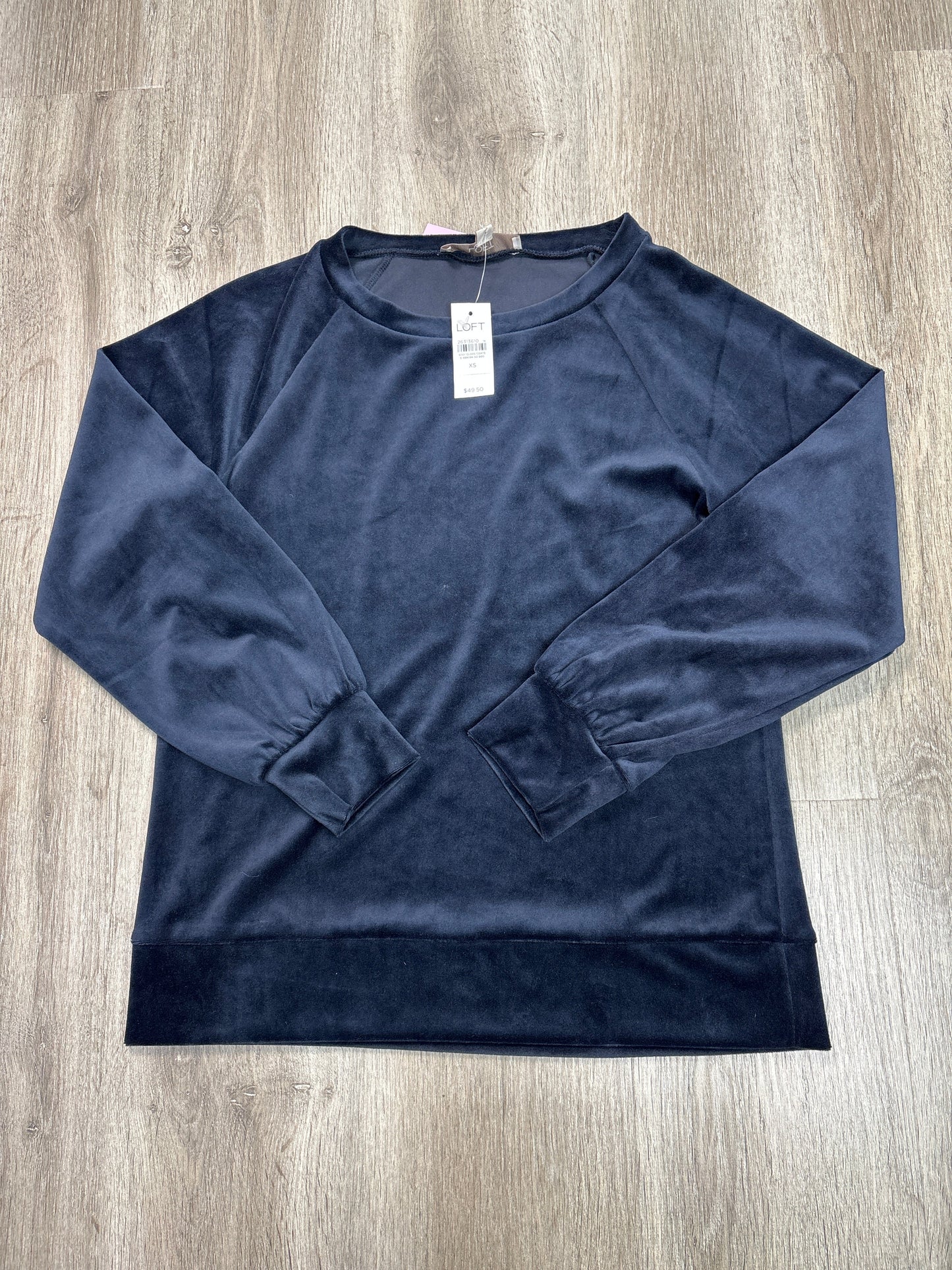 Sweatshirt Crewneck By Loft In Blue, Size: Xs