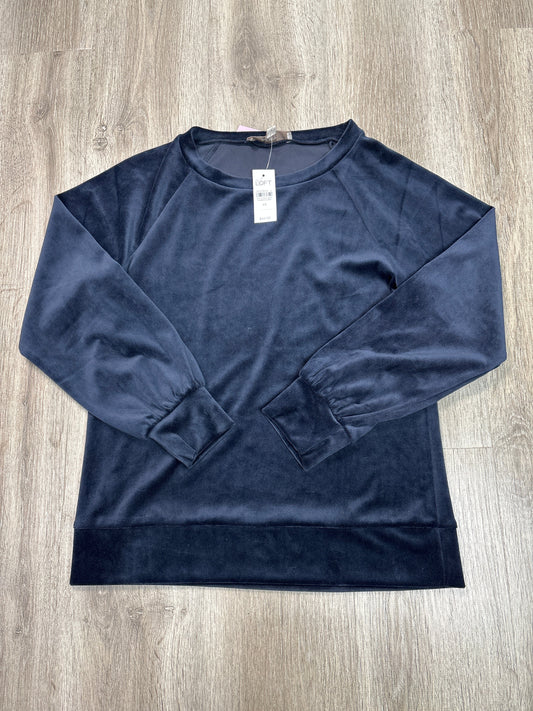 Sweatshirt Crewneck By Loft In Blue, Size: Xs