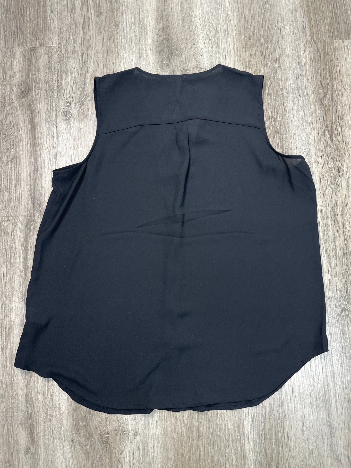 Blouse Sleeveless By Maurices In Black, Size: L