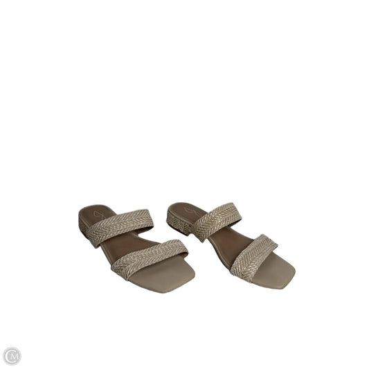 Sandals Flip Flops By Joie In Tan, Size: 8