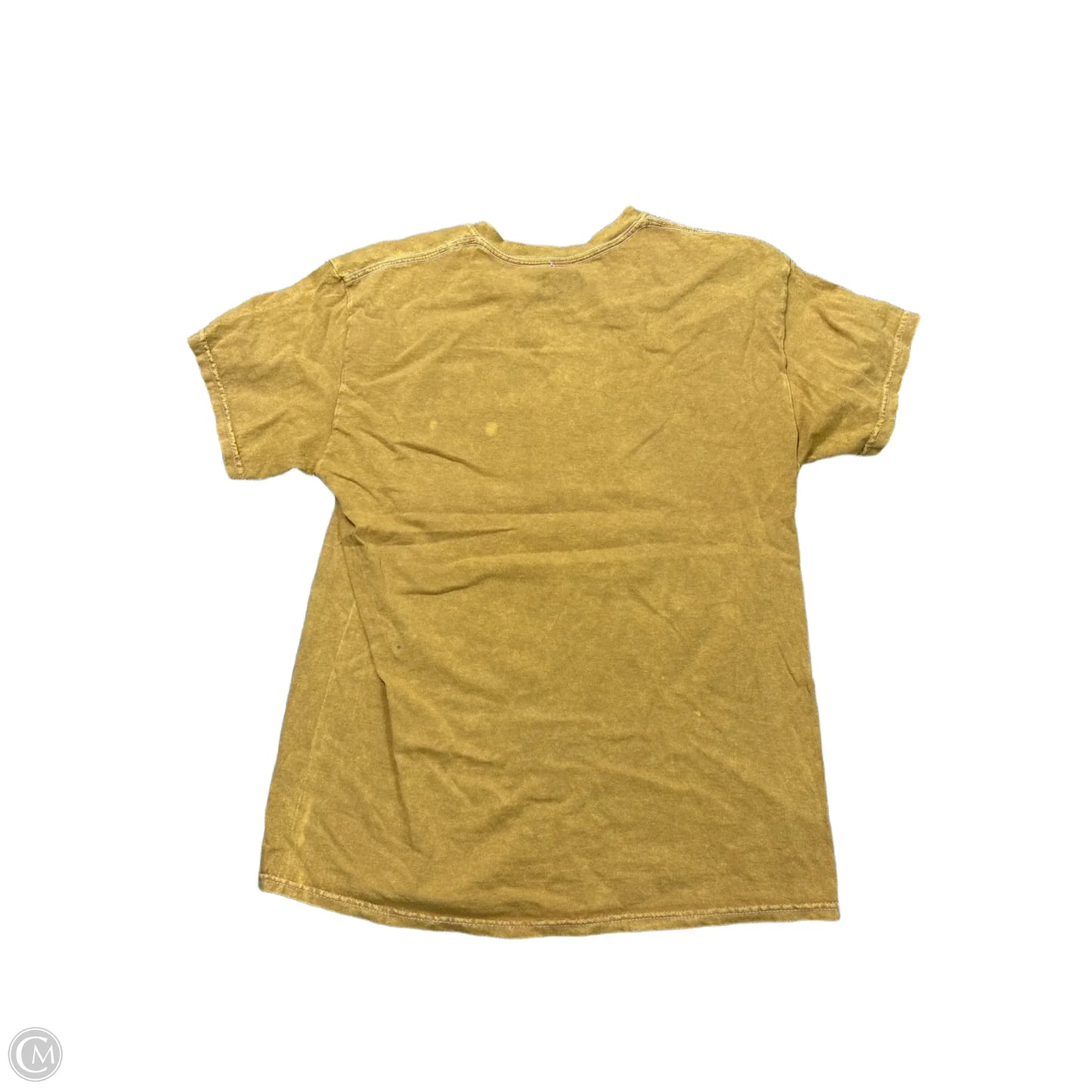 Top Short Sleeve By MTV In Yellow, Size: M