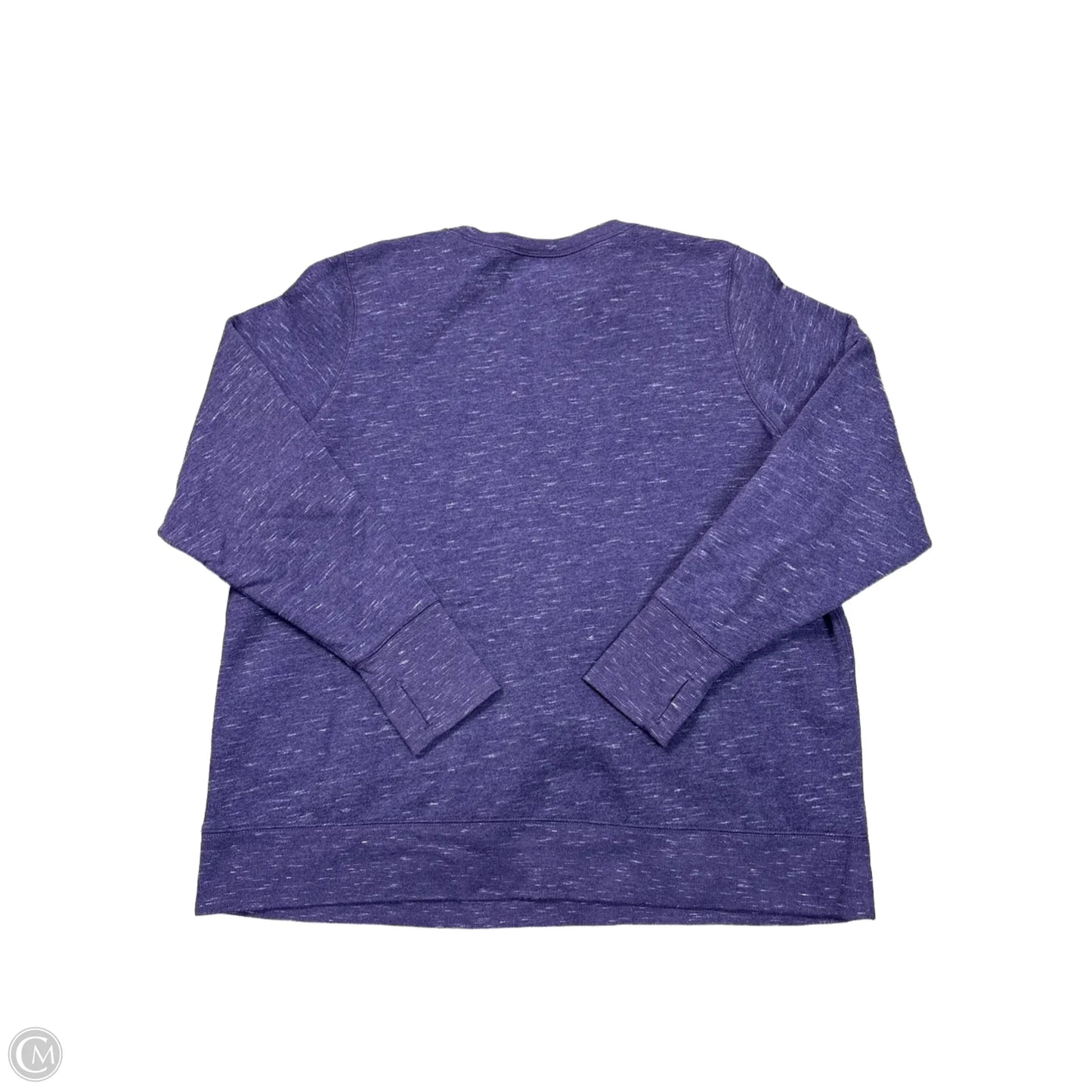 Athletic Sweatshirt Crewneck By Tek Gear In Purple, Size: 2x