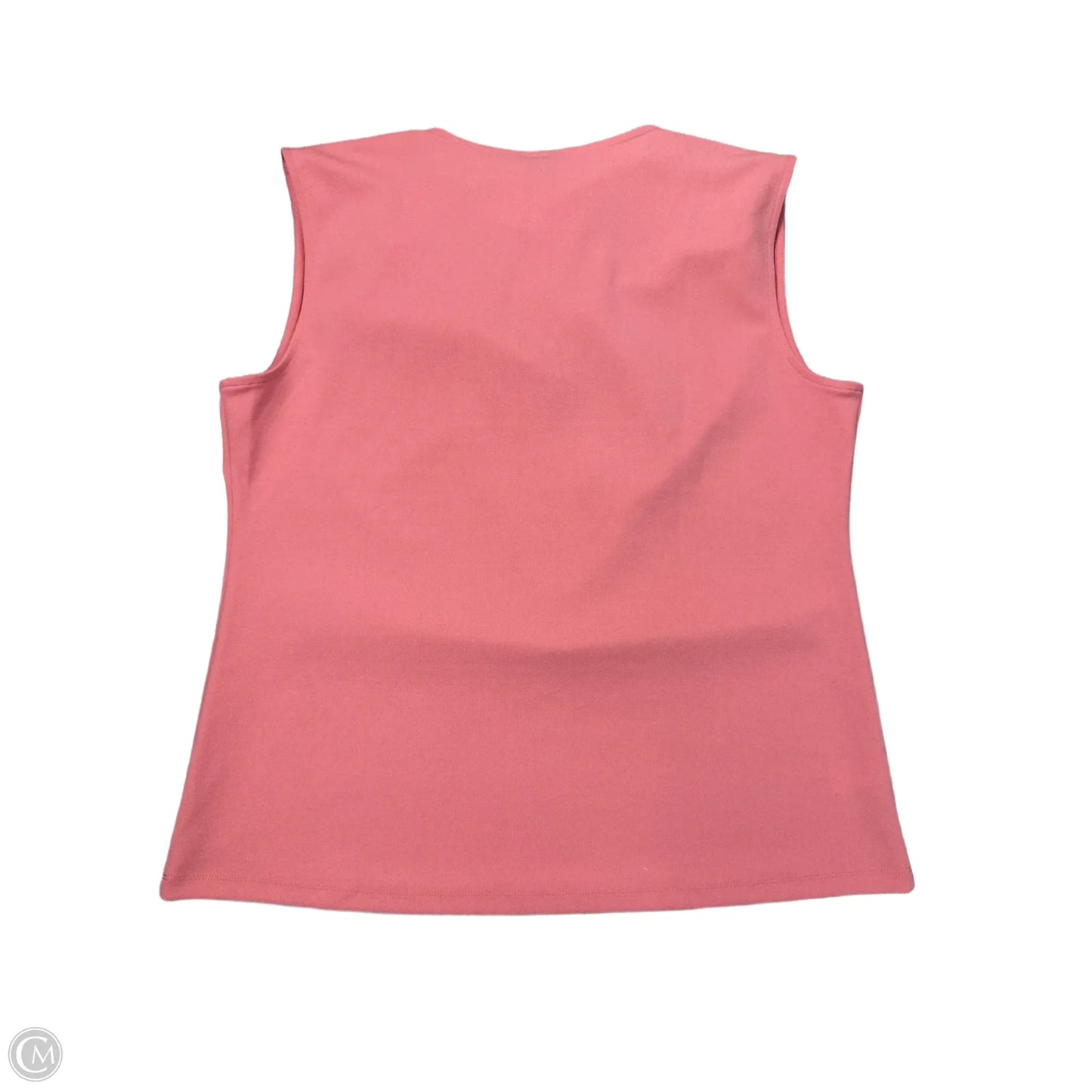 Blouse Sleeveless By Ann Taylor In Pink, Size: L