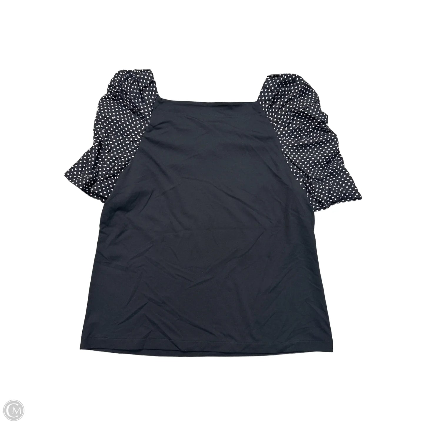 Top Short Sleeve By Ann Taylor In Black, Size: Xxl